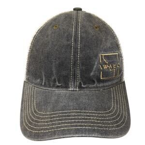 IWAEC Idaho Snapback Trucker Hat Gray One Size Adjustable Embroidered Headmost